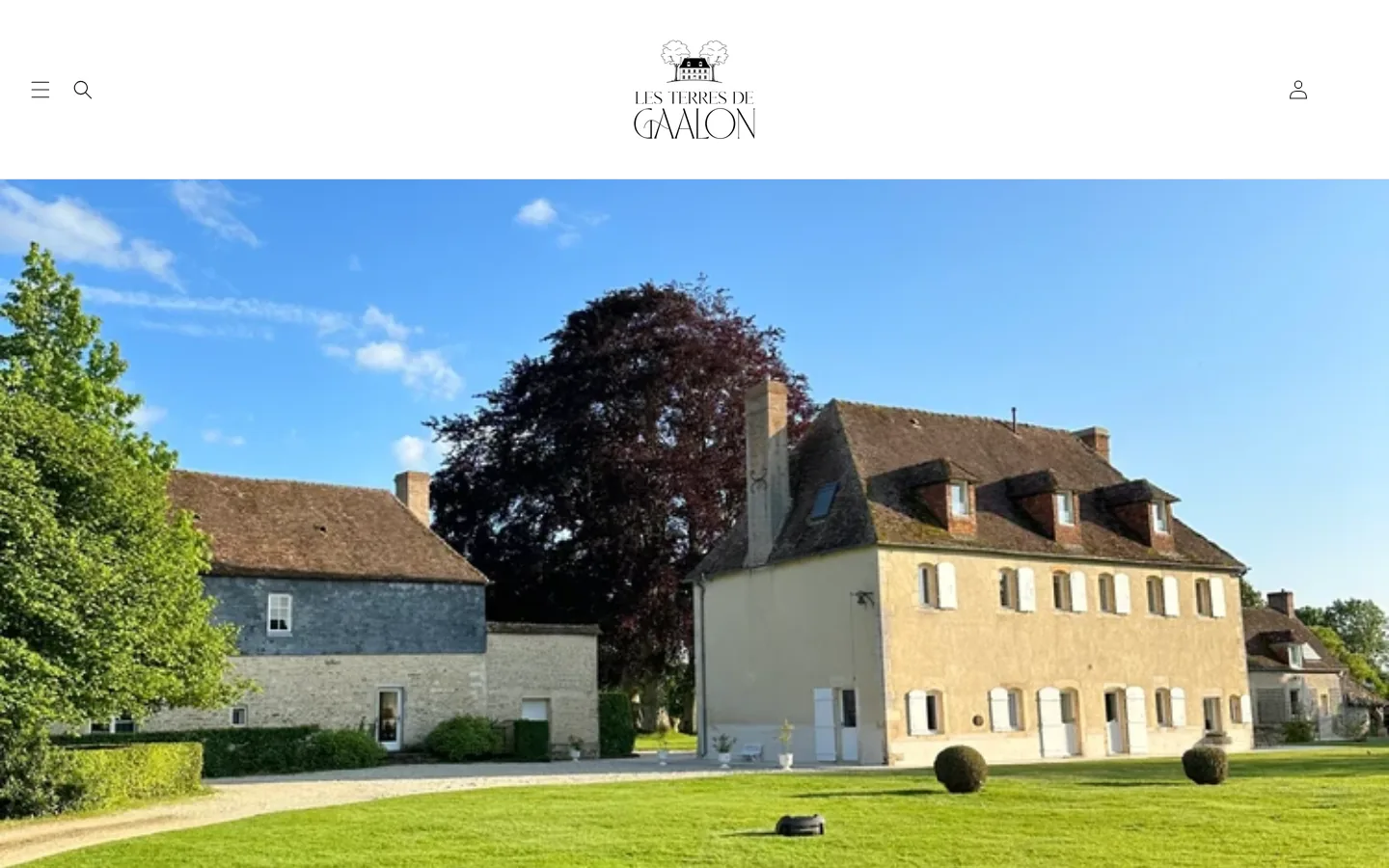 Hero du site Les Terres de Gaalon actuellement en ligne